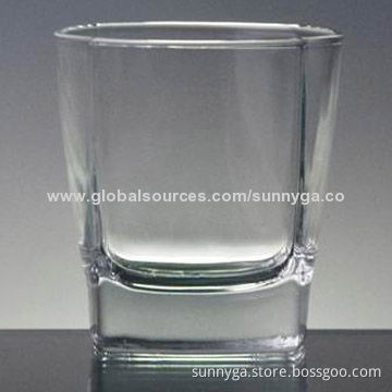 Glass Tumbler with 183mL Capacity, Durable Pressed Construction, Suitable for Promotional Purposes